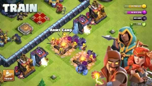 Clash of clans Mod apk : unlimited gems and Max Heroes 5