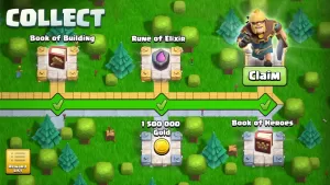Clash of clans Mod apk : unlimited gems and Max Heroes 7