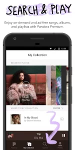 Pandora Mod Apk | Premium subscribed And Unlimited Skips 5